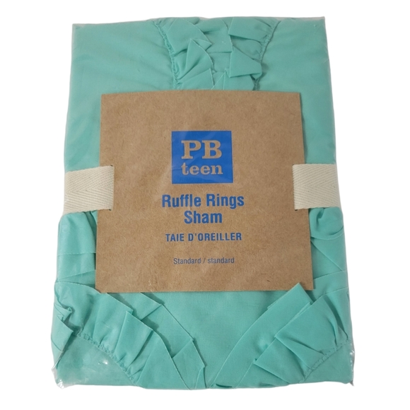 Pottery Barn Teen Ruffle Rings Standard Sham NIP - Picture 1 of 4